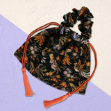 ミネキン ミネキンチャク 巾着 巾着バッグ 西陣織 シワキン