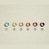 ガラスのイヤーカフ(細/銀箔入り)