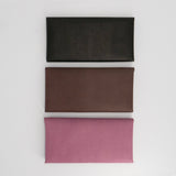 【サンプルセール 20%off 】ロングウォレット 長財布 パープル×テラコッタ×チョコ