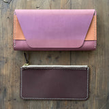 サンプルセール sale セール レザー財布 wallet パープル