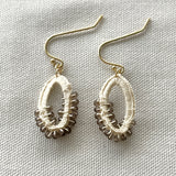 実り ピアス(クォーツ)smoky