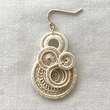 manami textile jewelry 糸編み テキスタイルジュエリー ピアス 片耳用