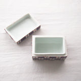 色絵麻葉文小箱