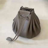 as couture アズクチュール 巾着バッグ グレージュ