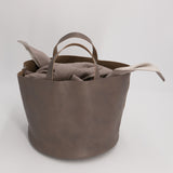 バケツバッグと大津袋 グレージュ