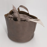 バケツバッグと大津袋 グレージュ