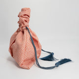 【サンプルセール】シュリンク巾着 京都西陣スペシャル レッド