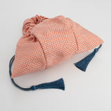 (限定) シュリンク巾着 京都西陣スペシャル レッド