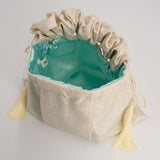 【サンプルセール】シュリンク巾着 京都西陣スペシャル ホワイト