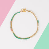 ブレスレット グリーンオニキス/Sam