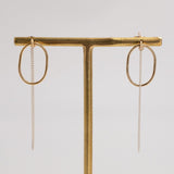 (限定)コンビダブルオーバル ピアス/イヤリング