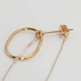 (限定)コンビダブルオーバル ピアス/イヤリング