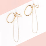 (限定)コンビダブルオーバル ピアス/イヤリング