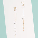 コンビロングフレーク ピアス/イヤリング