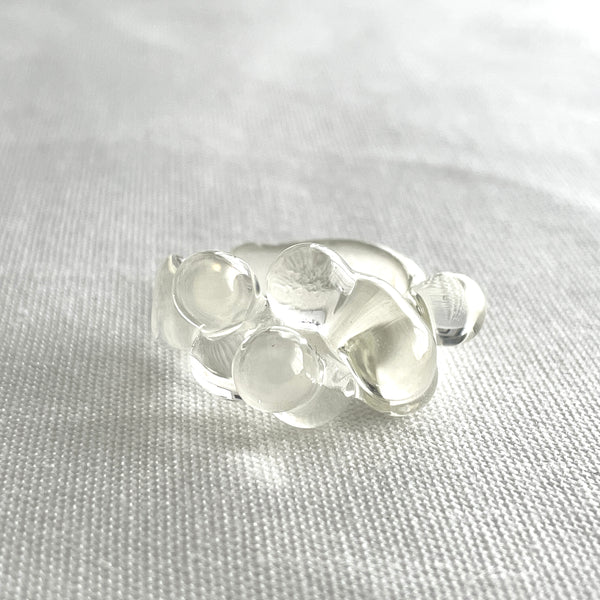 ガラスの指輪　ガラスのリング　ガラスのアクセサリー